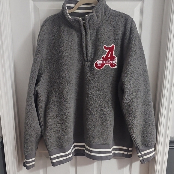 Tailgate Other - Alabama Gray Fleece Quarter-Zip Pullover